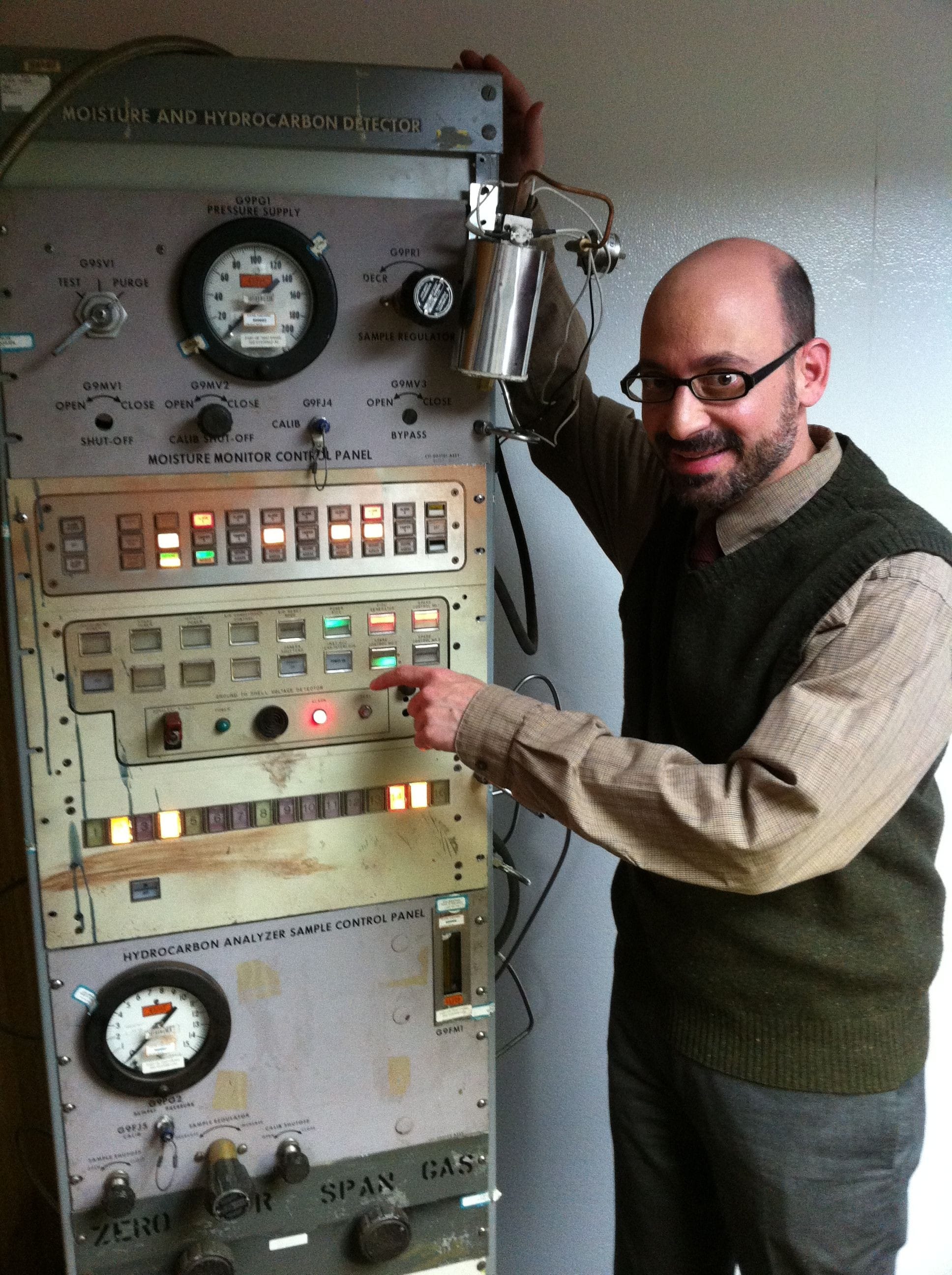 Actor Jeff Blumberg on the set of the short film A Stitch in Time (for $9.99)