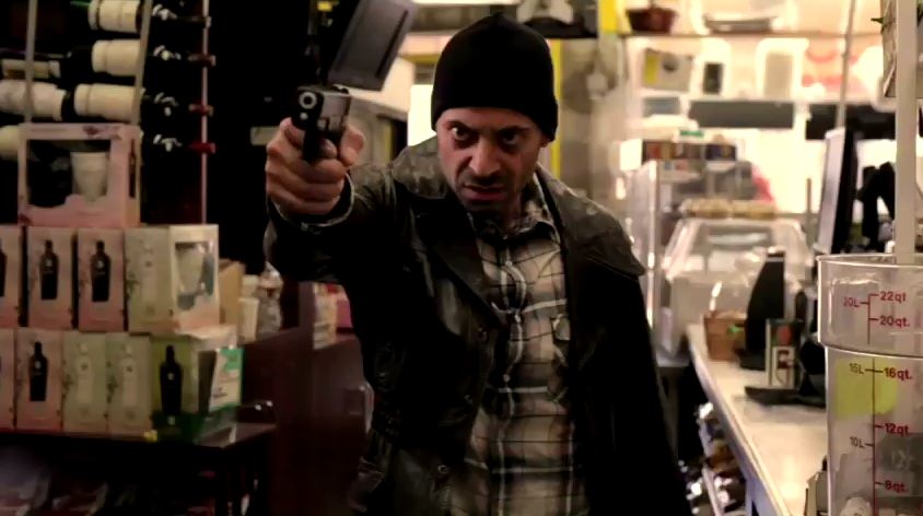 Jeff Blumberg playing the Robber in the short film Dot Got Shot