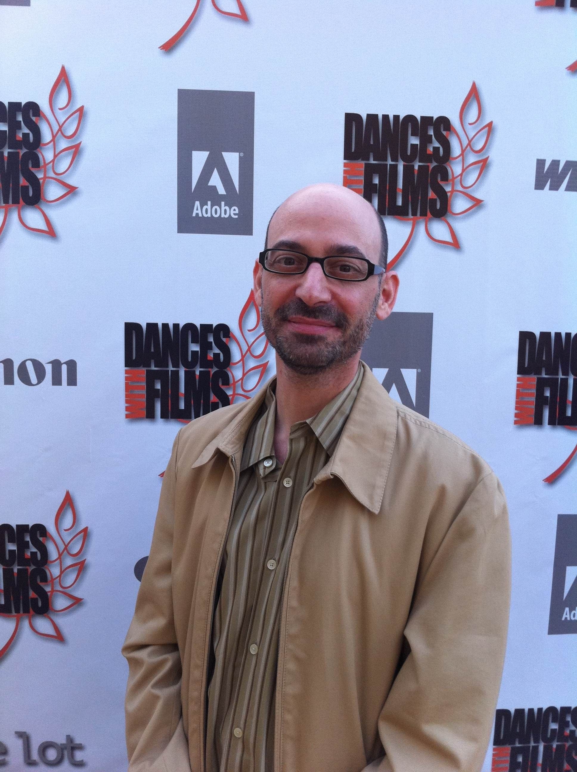 Actor Jeff Blumberg at the Dances with Films film festival, representing the movie The Comedian at The Friday